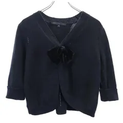 マークバイマークジェイコブス ウールブレンド ニットカーディガン S ブラック系 MARC BY MARC JACOBS ボレロ リボン レディース 【中古】  【230310】のサムネイル