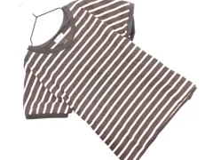 FORK&SPOON フォーク＆スプーン アーバンリサーチ ボーダー Tシャツ size1/黒ｘ白ｘオレンジ ■◆ レディース