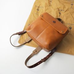 クレドラン CLEDRAN MARCHE RUCKSACK レザー リュックサック/ブラウン 牛革 バッグ バックパック 鞄【2400013904162】