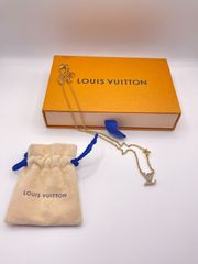 美品 LOUIS VUITTON ルイヴィトン M00596 コリエ・LVアイコニック ゴールド ラインストーン ブランドアクセサリー 箱 袋付き 質屋出品