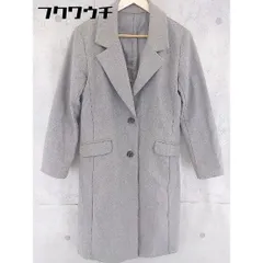 ■ Riche glamour リシェグラマー 長袖 チェスターコート サイズM グレー レディース 【中古】 【1102250013393】のサムネイル
