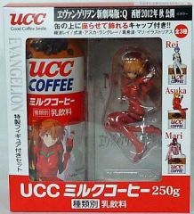 [중고] 식완 트레이딩 피규어 식파·아스카·랭글레이 에반게리온 신극장판:Q UCC 밀크 커피 250 g 특제 피규어 첨부 세트