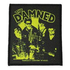 オフィシャル バンド ワッペン ダムド THE DAMNED Young, Hot, Loud And Stiff ブラック 黒