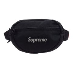 Supreme シュプリーム ショルダーバッグ 18AW Waist Bag ウェスト バッグ ボックスロゴ ショルダー バッグ ポーチ ブラック系【中古】