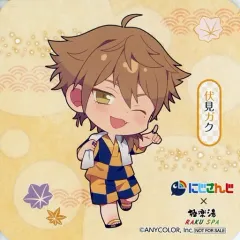 【中古】コースター 伏見ガク(ミニキャラ) オリジナルコースター 「バーチャルYouTuber にじさんじ×極楽湯・RAKU SPA ととのうにじさんじ」 コラボメニュー注文特典