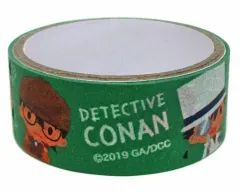 【中古】シール・ステッカー(キャラクター) 集合(グリーン) 「無添くら寿司×名探偵コナン 紺青の拳 ビッくらポン! マスキングテープ」