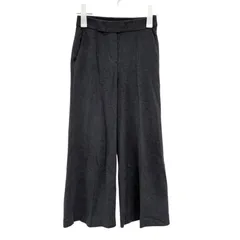 TL6  theoy  セオリー　ウール混　ワイドパンツ　ダークグレー　レディース　サイズ XP