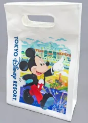 【中古】バッグ ミッキーマウス/ミニーマウス お買い物袋デザイン トートバッグ(小) 「ディズニー」 東京ディズニーリゾート限定