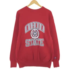 古着 90年代 チャンピオン Champion REVERSE WEAVE リバースウィーブ 刺繍タグ OHIO オハイオ大学 3連プリント/eaa485318