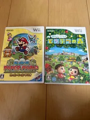 スーパーペーパーマリオ　街へ行こうよどうぶつの森　Wiiソフト