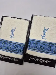 【新品】YVES SAINT LAURENT ゲストタオル セット 同色2枚
