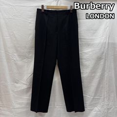 Burberry London バーバリーロンドン パンツ スラックス FQB12-103 ウール スラックス パンツ 黒 ブラック