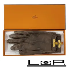 美品 HERMES エルメス ゴールド金具 レザーグローブ 手袋 ケリー 赤 楽天市場】中古 エルメス 手袋 レザーグローブ ケリー金具 AB