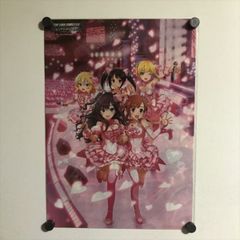 X2465 ◆未開封品 アイドルマスター シンデレラガールズ アニメイト特典 A3サイズ クリアポスター 3枚組