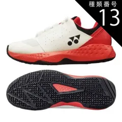 種類13:ホワイト×レッド(114)/28.0cm ヨネックス(YONEX) 2024 ユニセックス パワークッション 106 ローカット 3E オムニクレーコート用テニスシューズ SHT106-114 ホワイト×レッド(050049907)