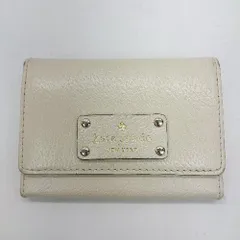 ◇ kate sppade ケイトスペード ミニウォレット WLRU1736 小銭入れ パスケース アイボリー レディース E  【1404240007253】