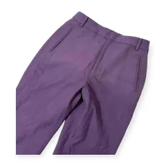 BEAUTY&YOUTH ユナイテッドアローズ ダブルクロススリムパンツ L /パープル/レディース/日本製