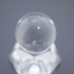 天然本水晶 丸玉 22.7g 25.6g天然石・置物　厄除け 浄化 クリスタルスフィア