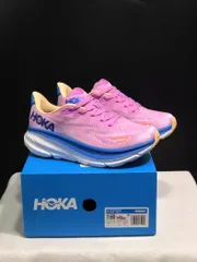 ホカオネオネ HOKAONEONE CLIFTON 9 クリフトン 9  ランニングシューズ ランニング ロード マラソン ランシュー 厚底 男女兼用 ピンク×ブルー 送料無料