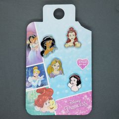 カリフォルニアディズニー公式プリンセス ピンバッジセット 7個入り