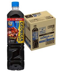 ジョージア カフェ ボトルコーヒー 無糖 950ml×1ケース/12本