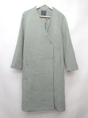 ◇ KBF アーバンリサーチ 長袖 ノーカラー コート サイズOne グリーン系 レディース P  【1405090005093】