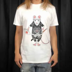 オリジナル Tシャツ ビッグ プリント ねずみ トラ 虎 和彫 刺青 鉢巻 日の丸 扇子 日本刀 和柄 Tシャツ S M L XL タイト ジャスト 大きい ビッグ オーバーサイズ メンズ レディース ユニセックス ピンククリーム