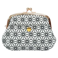 小紋工房 4寸親子がま口 財布 小次郎（白） 小銭入れ カードケース 二越ちりめん 京都 和KOMONO 江戸小紋 0207 [小次郎（白）]