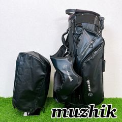【希少100本限定】muzhik ムジーク 防水9.0型 スタンドキャディバッグ　貴重　キャディーバッグ　ゴルフバッグ　地クラブ