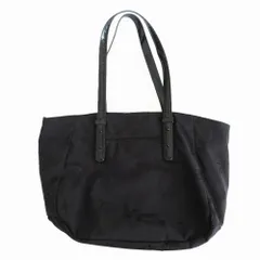 agnes b VOYAGE アニエスベー  トートバッグ ロゴ総柄 ZS23a-11 ブラック レディース 【中古】
