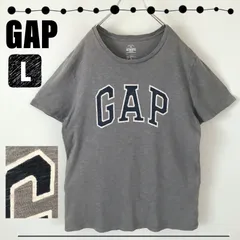 GAP ギャップ★雰囲気系Tシャツ★染み込みプリント★アーチロゴ★USAメンズL  2307J118