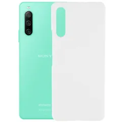 Xperia 10 IV ケース SO-52C SOG07 エクスペリア10 マーク4  耐衝撃 シンプル さらさら ハード ケース 【Color】 ホワイト