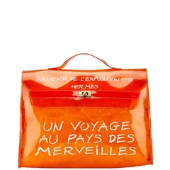 エルメスケリーオレンジビニールバッグ✖️ケリー君チャーム
