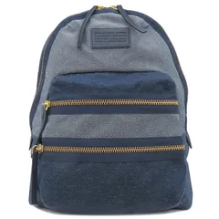 マークバイマークジェイコブス Marc by Marc Jacobs リュック・デイパック ザ バイカー バックパック ラージ デニム ブルー ゴールド金具 青 【中古】のサムネイル