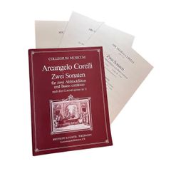 【中古楽譜集】アルカンジェロコレッリ　2つのソナタ