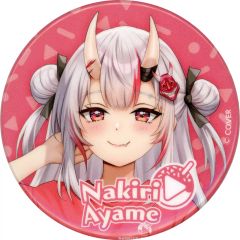 百鬼あやめ ホロライブシティ24 八木山ベニーランド 限定 缶バッジ