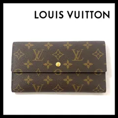 U【LOUIS VUITTON】ポルトトレゾール インターナショナル モノグラム M61215 ブラウン/茶 長財布 ルイ ヴィトン (56600N3)