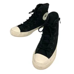 コンバース CONVERSE スニーカー シューズ ハイカット オールスター ワンポイントロゴ 23.5 黒 ブラック
