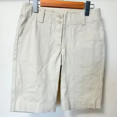 NIKE ゴルフ　ショートパンツ  ストレッチ  ハーフパンツ  アイボリー系