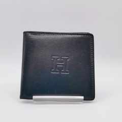 【ヒロフ HIROFU】Hロゴ レザー 写真入れ 写真立て アルバム 黒　ブラック 携帯写真たて