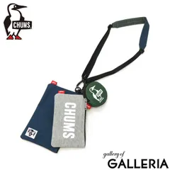 日本正規品 チャムス ポーチ 小物入れ メンズ レディース ブランド CHUMS ショルダー ストラップ 撥水 ミニショルダー 小銭入れ CH60-3625 HGrayxBasicNavy