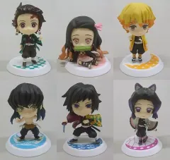 【中古】トレーディングフィギュア 全6種セット ちびきゅんキャラ 「一番くじ 鬼滅の刃 ～参～」 G賞