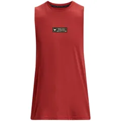 [アンダーアーマー] UA PJT ROCK ST DAGGER TANK Heritage Red Black XL [Heritage Red Black] [Free Size]