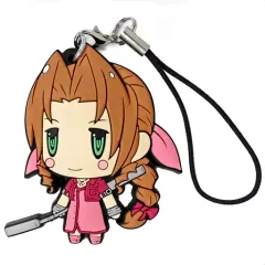 【中古】雑貨 エアリス・ゲインズブール 「ファイナルファンタジー トレーディングラバーストラップ ファイナルファンタジーVII EDITION」