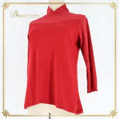 社交ダンス 衣装 チャコット Chacott トップス ブラウス カットソー レッド系 レッスン 日本製 レッスンウエア ハイネック 伸縮 薄い 軽い 無地 赤
