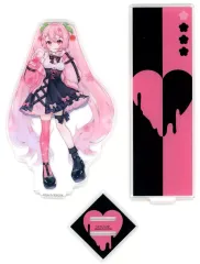 【中古】アクリルスタンド・アクリルパネル 桜ミク1 背景パーツ付きクリアスタンド 「タイトーくじ 桜ミク SAKURA×SUBCULTURE」 C賞