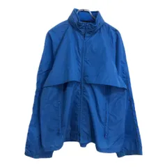 90年代 Eddie Bauer エディーバウアー ナイロンジャケット アウトドア ブルー(メンズ L)中古 古着 U7403