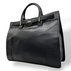 【美品】グッチ ビジネスバッグ GG シマレザー ロゴ金具 PC A4可 黒 502784-1s_wm.jpg