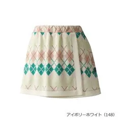 【新品】prince（プリンス）レディース ウィメンズ テニスウェア スカート スコート ラップスカート 吸汗速乾、UPF50+、制電、 ライトスムース素材 　アイボリーホワイト　WF5330-148