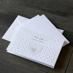 メッセージカード ミニサイズ 【封筒・中紙付】 ギフト用・For you 89×60mm